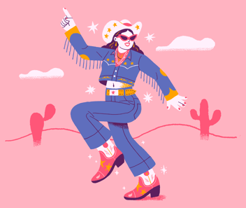cowgirl dancing 