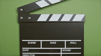 Director's clapperboard.